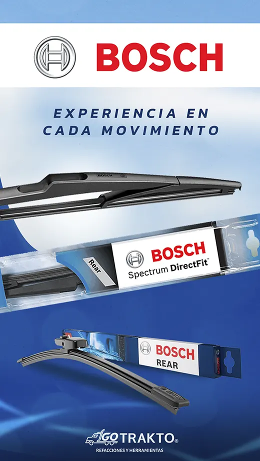 Plumas limpiaparabrisas Bosch equipo pesado Go Trakto méxico